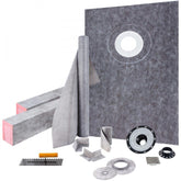 Waterproofing Shower Kit Shower Kit Tray 38''x60'' with Offset Drain ABS