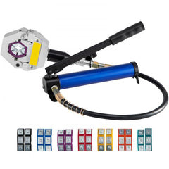 Separable Hydraulic Hose Crimper 7 Dies With Aluminum Pump  A/C Air Condtioning Handheld Crimping Set