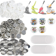 2.25" 58mm Button Badge Parts Supplies for Button Maker Machine 500 Sets (Machine Not Included)