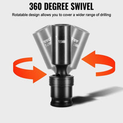 360 Degree Swivel Impact Sockets Set 14pcs 6-Point 3/8in Drive Socket Set