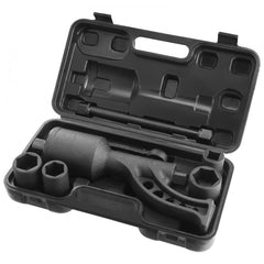 Torque Multiplier, Heavy Duty Torque Multiplier Wrench Set, 1 Inch Drive Lug Nut Wrench Torque Multiplier, 1:64 6800N.m Lug Nut Remover, with 4 Sockets and Storage Case for Truck Trailer RV