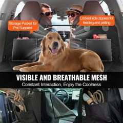 53 x 24.8 in Dog Car Seat Cover for Back Seat Waterproof 600D for Cars