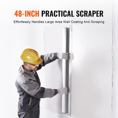 Drywall Skimming Blade,48 inch Smoothing Knife,  Stainless Steel Blade & Aluminum Alloy Body Professional Skim Coat Tools For Drywall, Wipe/Drywall Knife, for Gyprock/WallBoard/Plasterboard