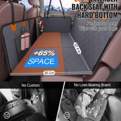 57.4 x 30.3 in Dog Car Seat Cover for Back Seat Waterproof 600D for Truck