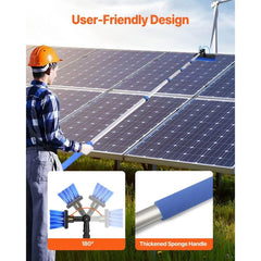 Water Fed Pole Kit 7.3m Solar Panel Cleaning Pole with Extendable Handle