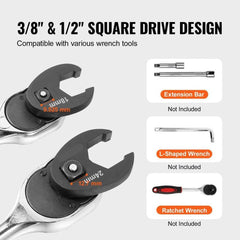 Crowfoot Wrench Set 1/2