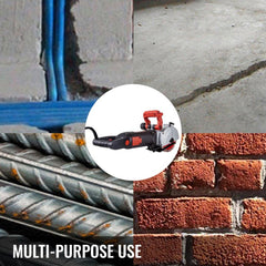 Wall Chaser 34 mm Cutting Depth Wall Groove Cutting Machine 42 mm Cutting Width Wall Slotting Machine 4800W Wall Cutting Machine With 5 Saw Blades 125 mm Diameter 6200r/Min with Infrared Ray