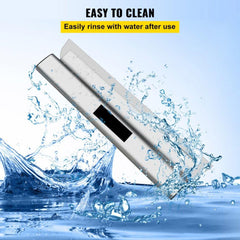 Drywall Skimming Blade, 32inch Smoothing Knock-Down Knife, Stainless Steel Putty Knife Finishing Tool, High-Impact End Caps for Sheetrock Drywall Gyprock Wall-Board Plasterboard