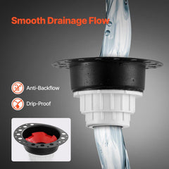 Freestanding Tub Drain Kit Bathtub Drain Rough-in Kit with PVC Adapter