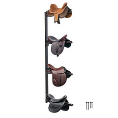 Wall Mount Saddle Rack Four Tiers Western &  English Horse Saddle Holder