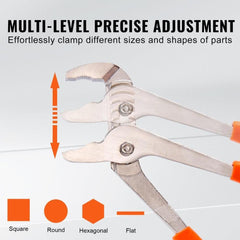 Pliers Set, 8-Piece, High Carbon Steel, 30.5cm/25.4cm/20.3cm Groove Joint Pliers, 20.3cm Linesman's Pliers, 15.2cm Slip Joint Pliers, 20.3cm Long Nose Pliers, 15.2cm Diagonal Cutter, 25.4cm Adjustable Wrench, and Tool Bag