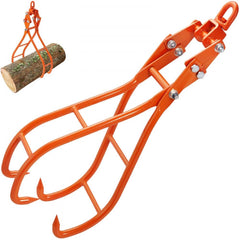 Timber Claw Hook, 36 inch 4 Claw Log Grapple for Logging Tongs, Swivel Steel Log Lifting Tongs, Eagle Claws Design with 3307 lbs/1500 kg Loading Capacity for Tractors, ATVs, Trucks, Forklifts