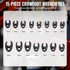 Crowfoot Wrench Set 1/2