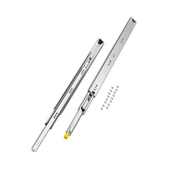 1 Pair 16-60 in Soft-Close Drawer Slides Ball Bearing Full Extension