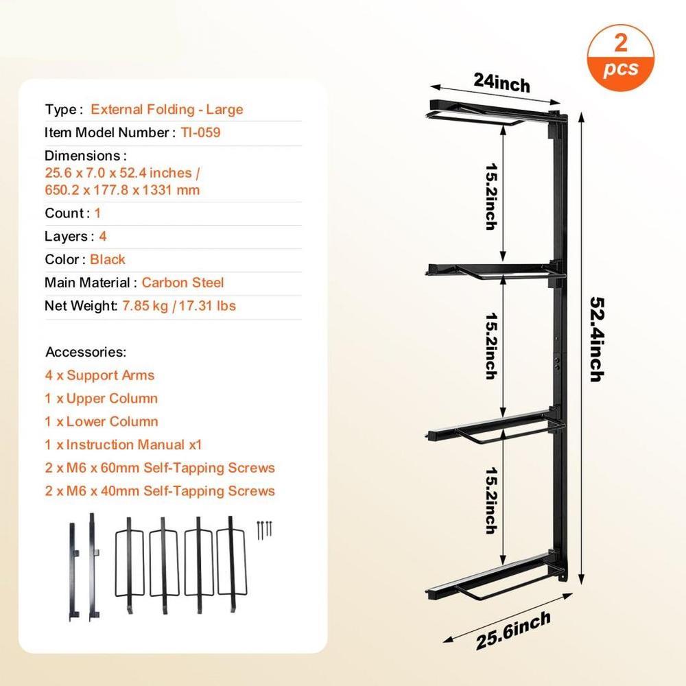 Wall Mount Saddle Rack Four Tiers Western &  English Horse Saddle Holder