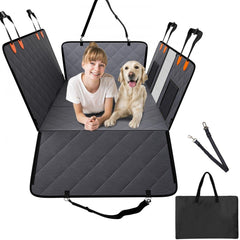 57.4 x 30.3 in Dog Car Seat Cover for Back Seat Waterproof 600D for Truck