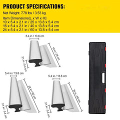 Drywall Skimming Blade Putty Knife Combo 25.4/40.6/61 cm Finishing Trowel Tool