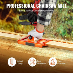 Chainsaw Mill Vertical Cast Iron Lumber Cutting Guide 2