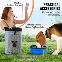 Dog Agility Training Equipment 5 PCS Upgrade w/ Hurdles Extended Tunnel