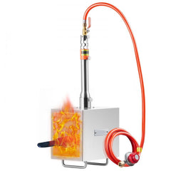Portable Propane Forge 1 Burner Farrier Forge 2600℉ Knife Metal Square