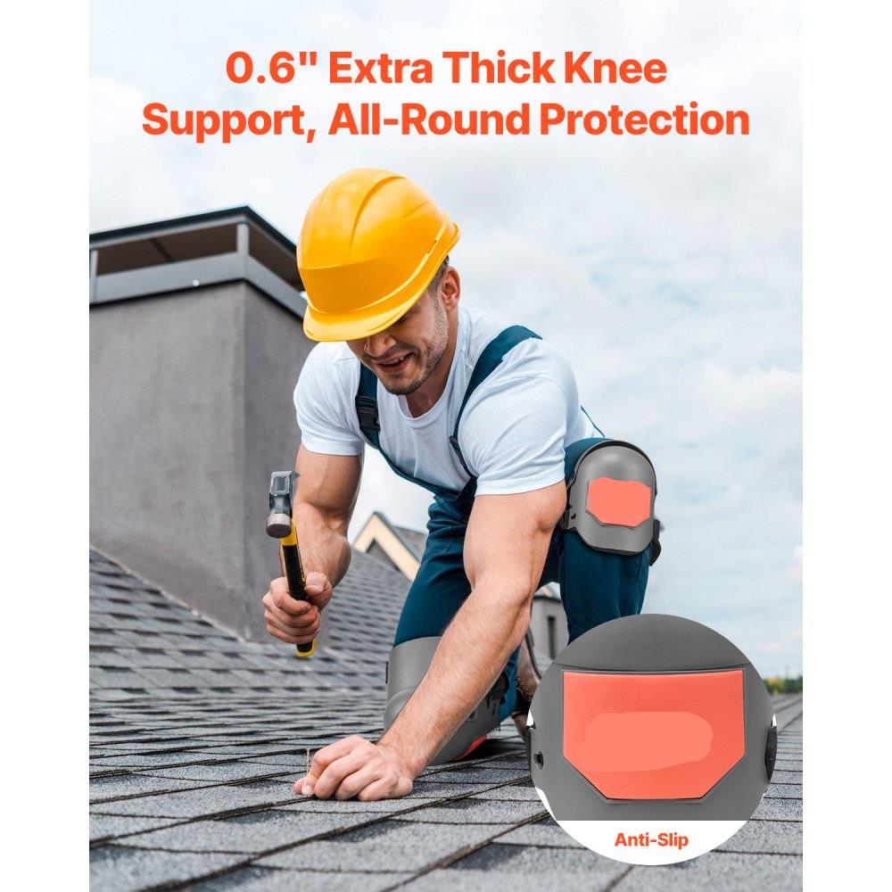 Knee Pads for Work Extra Thick for Construction Flooring Cleaning Roofing