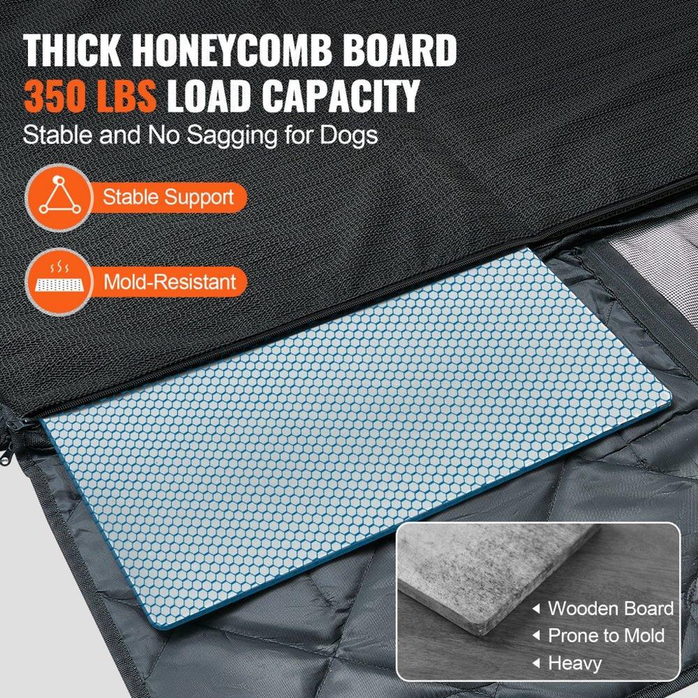 53 x 24.8 in Dog Car Seat Cover for Back Seat Waterproof 600D for Cars