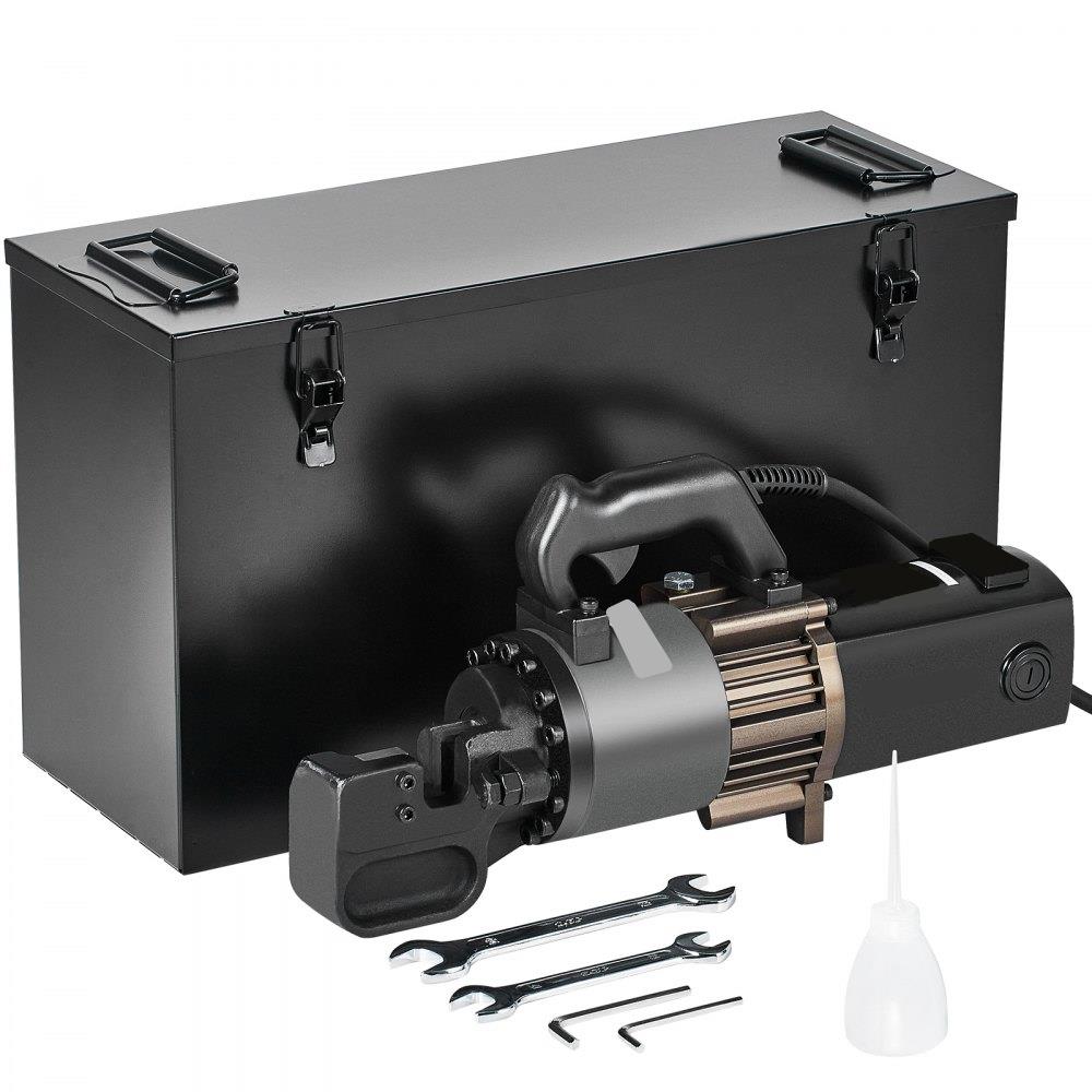 2000W Electric Hydraulic Rebar Cutter Cutting up to 1 Inch #8 4-25mm