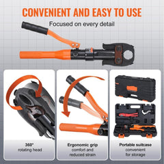 Copper Tube Fittings Crimping Tool with TH16/20/26/32 Jaws 360° Rotatable
