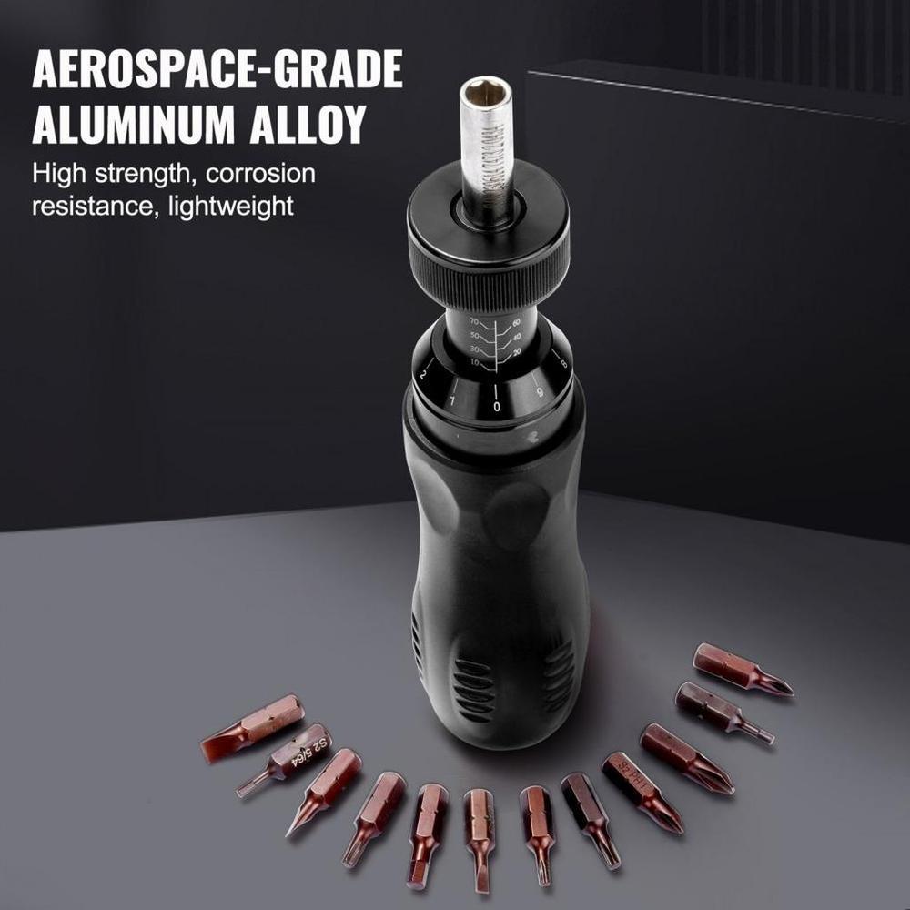 Adjustable Torque Screwdriver 1/4" Range 1.1-7.9 N·m w/ 0.1 N·m Increment