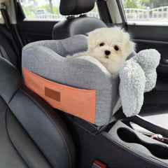 Center Console Dog Car Seat Dog Booster Car Seat for Small Dog 8 lbs
