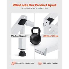 Washing Machine Stand Pedestal 48.5x25 Inch 590LB with Double Tray