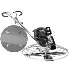 Power Walk-Behind Cement Trowel 46” 14HP Gas-Powered with Float Pan Blade