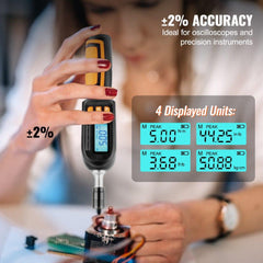 Digital Torque Screwdriver, 0.64 cm Drive Screwdriver Torque Wrench, Electrician Torque Screwdriver with LCD, 0.30-7.98 N·m Torque Range, 0.01 N·m Increment Torque Screwdriver with Bits & Case