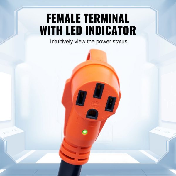 30FT RV POWER EXTENSION CORD 50 AMP NEMA 14-50R/14-50P ETL LISTED - Image 6