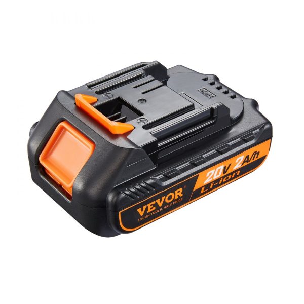 20V 2.0Ah Lithium-Ion Battery Pack for Power Tools, High Capacity Replacement for Cordless Tools