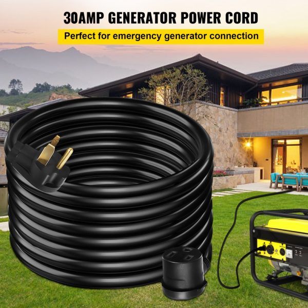 Welding Extension Cord 50ft MIG TIG Plasma Welding Cord 30A Extension Cord for Portable Welders - Image 2