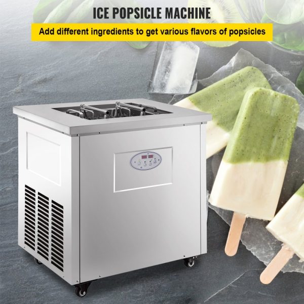 Commercial Ice Popsicle Machine 40-Piece Kit Stainless Steel Lollipop Maker for Bars Cafes Milk Tea Shops - Image 2