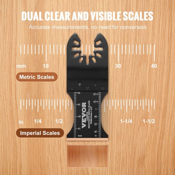 3PCS Carbide Oscillating Tool Blades High-Speed Durable Saw Blades for Hard Materials Metal Nails Bolts Universal Fit for Popular Power Tools - Image 4