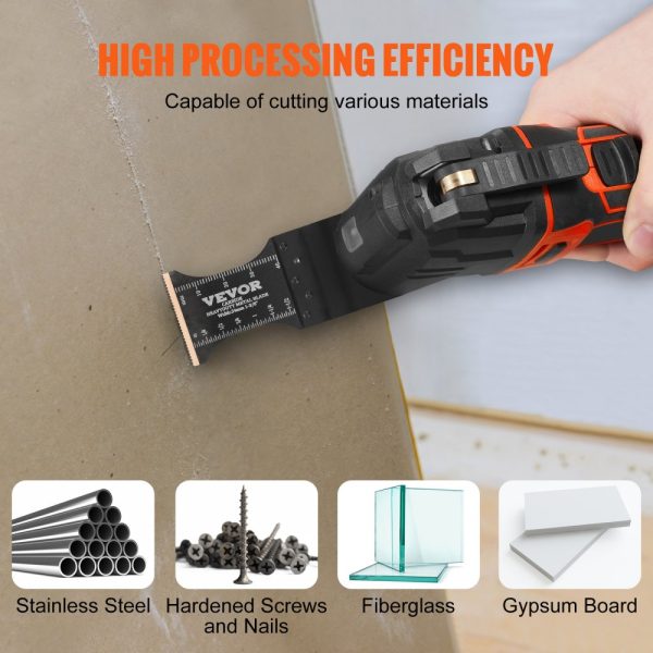3PCS Carbide Oscillating Tool Blades High-Speed Durable Saw Blades for Hard Materials Metal Nails Bolts Universal Fit for Popular Power Tools - Image 6
