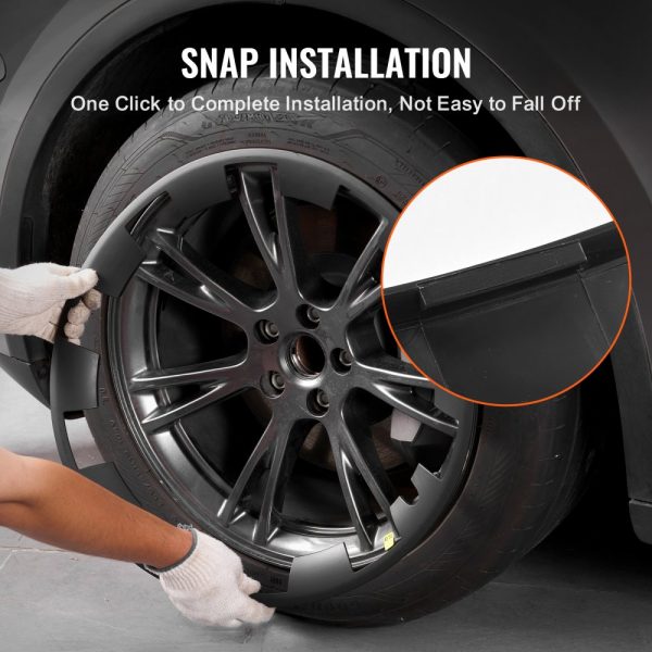 20" Wheel Rim Cover for Model Y Hubcap with Guard Tape & Valve Nozzle Hole - Image 4
