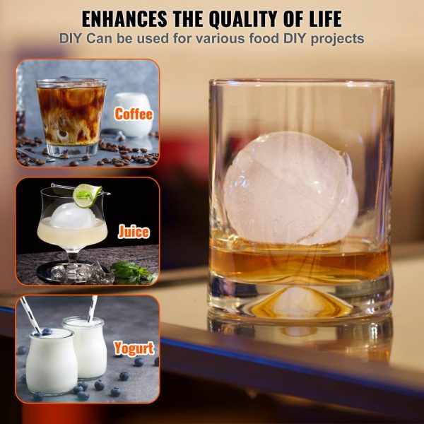 Aluminum Alloy Ice Ball Press Kit with Mold and Accessories for Round 60mm Ice Spheres, Cocktails, Whiskey - Image 6