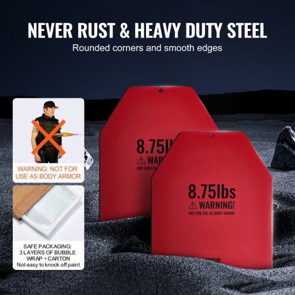 Weight Vest Plates for Strength Training Running Workout 2x8.75 LB Plates - Image 4
