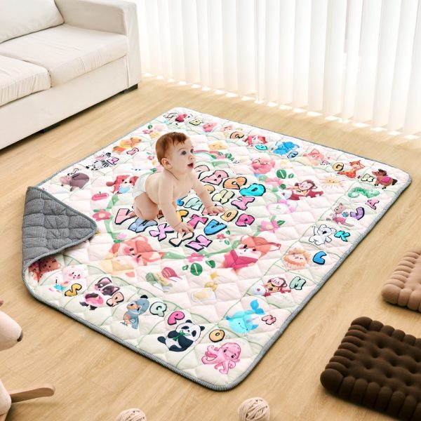 59"x71" Baby Play Mat Kids Crawling Floor Playmat Soft Thickened Mat