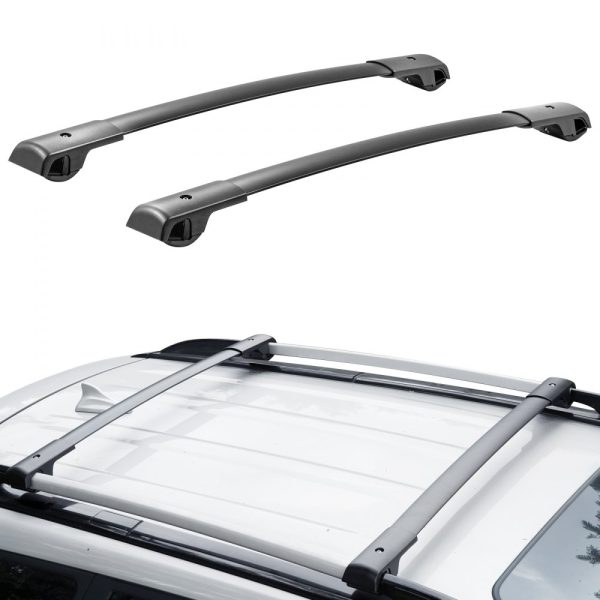 Aluminum Roof Rack Cross Bars for 2014-2021 Subaru Forester with Raised Side Rails 200 Lbs Load Capacity for Luggage Kayak Bike Storage With Locks Included