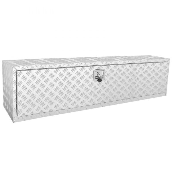 60x17x18 Heavy Duty Aluminum Waterproof Truck Tool Box with Lock T-Handle Latch for Trucks Vans Trailers