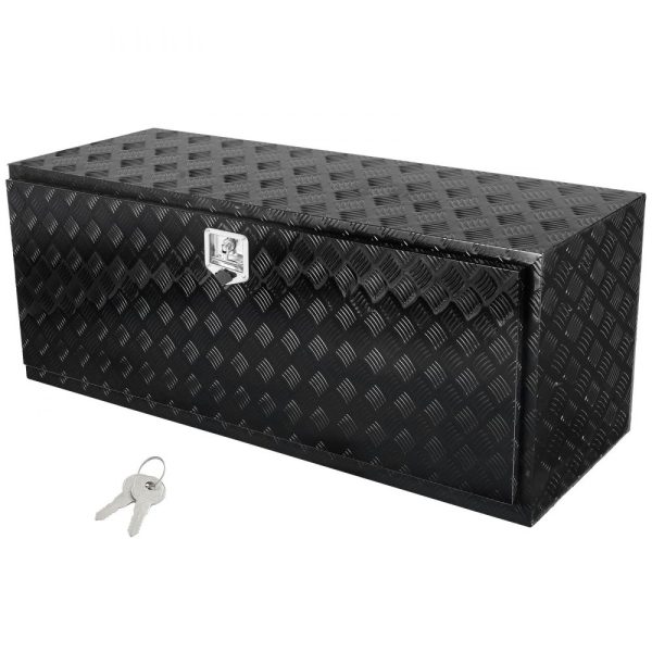 Underbody Aluminum Truck Tool Box 60" x 24" x 24" Trailer RV Tool Storage