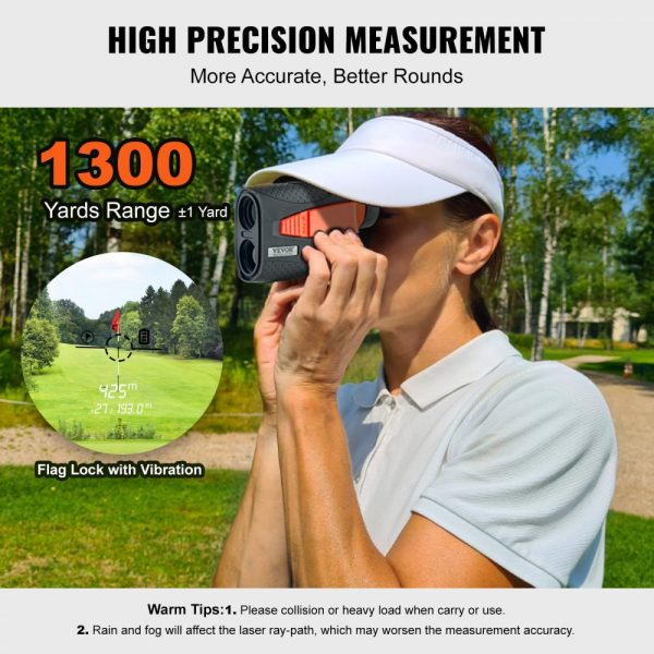 Magnetic Laser Golf Rangefinder 1300 Yards Range 6X Magnification Distance Measurement High-Precision Flag Lock Vibration Slope USB Rechargeable - Image 2