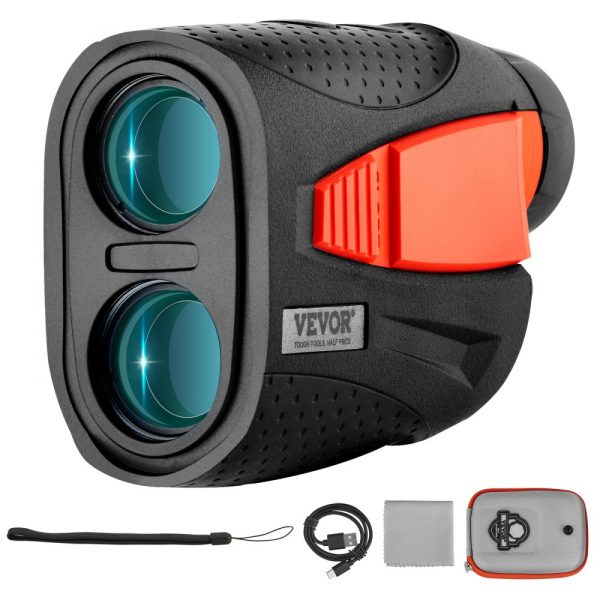 Magnetic Laser Golf Rangefinder 1300 Yards Range 6X Magnification Distance Measurement High-Precision Flag Lock Vibration Slope USB Rechargeable