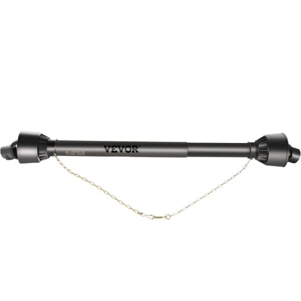 PTO Shaft 1 3/8 Inch 6 Spline Round End for Series 4 Tractor 39-55 Inch Black Bush Hog Mower Cutter