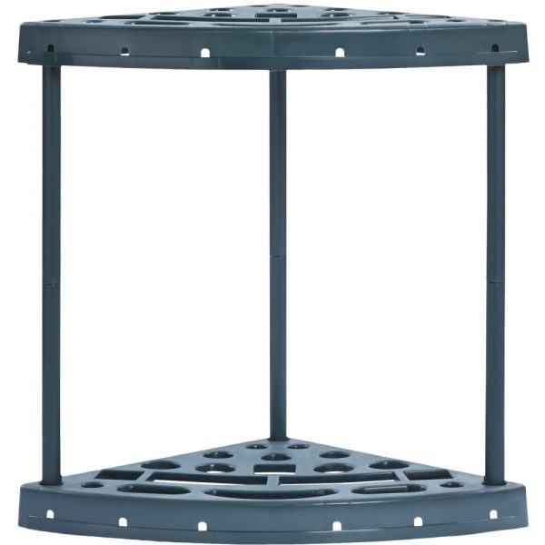 Garden Tool Organizer Tower Rack with 19 Slots for Long-Handled Tools Storage in Yard, Shed, or Garage - PP Plastic Organizer Stand